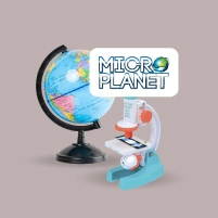 Artigos escolares da Microplanet para aprender a brincar