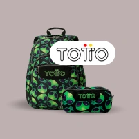 Mochilas escolares Totto resistentes e confortáveis