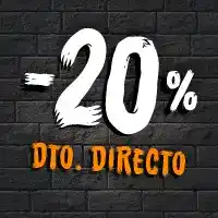 Disfraces, accesorios y decoración para Halloween con 20% descuento directo