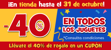 Consigue el 40% en TODOS los Juguetes | Aniversario Toys R Us