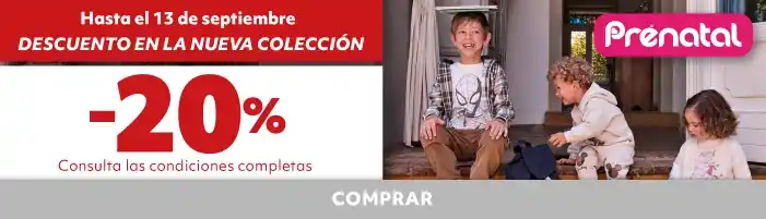 20% descuento en la Nueva Coleccion | Back to School | Prenatal