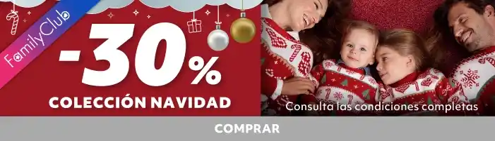 30% en Moda Coleccion Navidad | Family Club | Prenatal