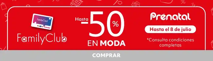 Hasta -50% en MODA | REBAJAS | Ropa y accesorios bebé, premamá y moda infantil: vestidos, conjuntos y prendas confort