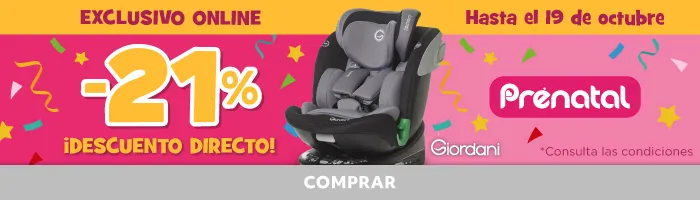 Descuentos en artículos para bebé, sillas de paseo, tronas, seguridad y cuidado infantil