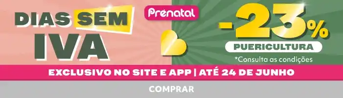 Dias SEM IVA | 23% desconto direto en brinquedos e bebé | Prénatal