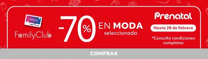 -70% en selección Moda | Family Club | Prénatal