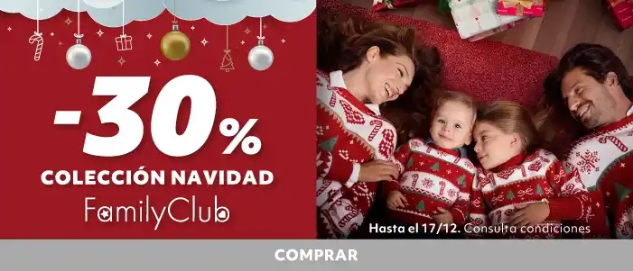 30% en Moda Coleccion Navidad | Family Club | Prenatal