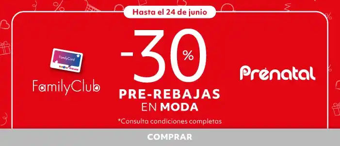 30% en MODA | PRE-REBAJAS | Ropa y accesorios bebé, premamá y moda infantil: vestidos, conjuntos y prendas confort