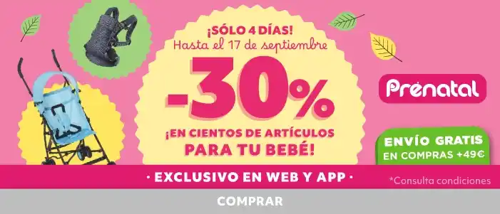 -30% descuento directo en cientos de artículos para tu bebé | Artículos para bebé, sillas de paseo, tronas, seguridad y cuidado infantil
