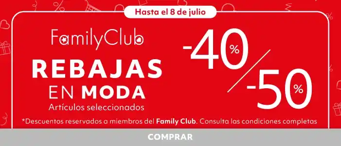 Hasta -50% en MODA | REBAJAS | Ropa y accesorios bebé, premamá y moda infantil: vestidos, conjuntos y prendas confort
