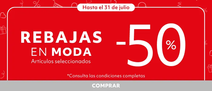 -50% en MODA | REBAJAS | Ropa y accesorios bebé, premamá y moda infantil: vestidos, conjuntos y prendas confort