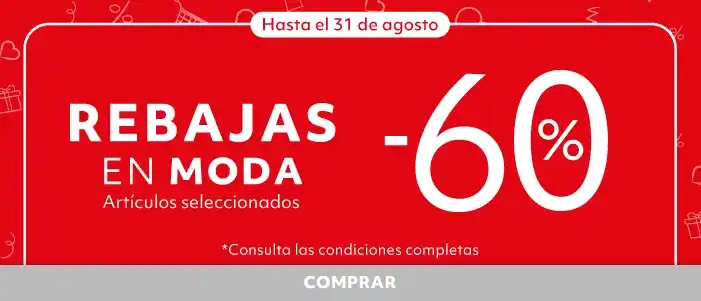 -60% en MODA | REBAJAS | Ropa y accesorios bebé, premamá y moda infantil: vestidos, conjuntos y prendas confort