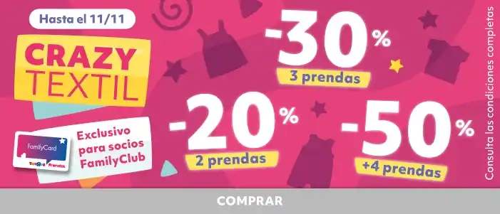 Hasta -50% en toda la Moda | Crazy Textil