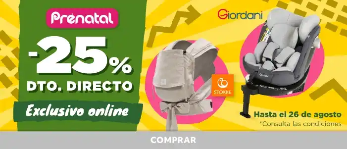225% de descuento directo en seleccion de articulos para bebé