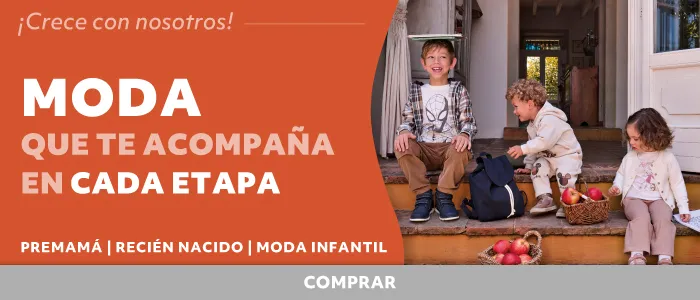 Ropa y accesorios bebé, premamá y moda infantil: vestidos, conjuntos y prendas confort