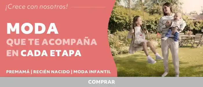 Ropa y accesorios bebé, premamá y moda infantil: vestidos, conjuntos y prendas confort
