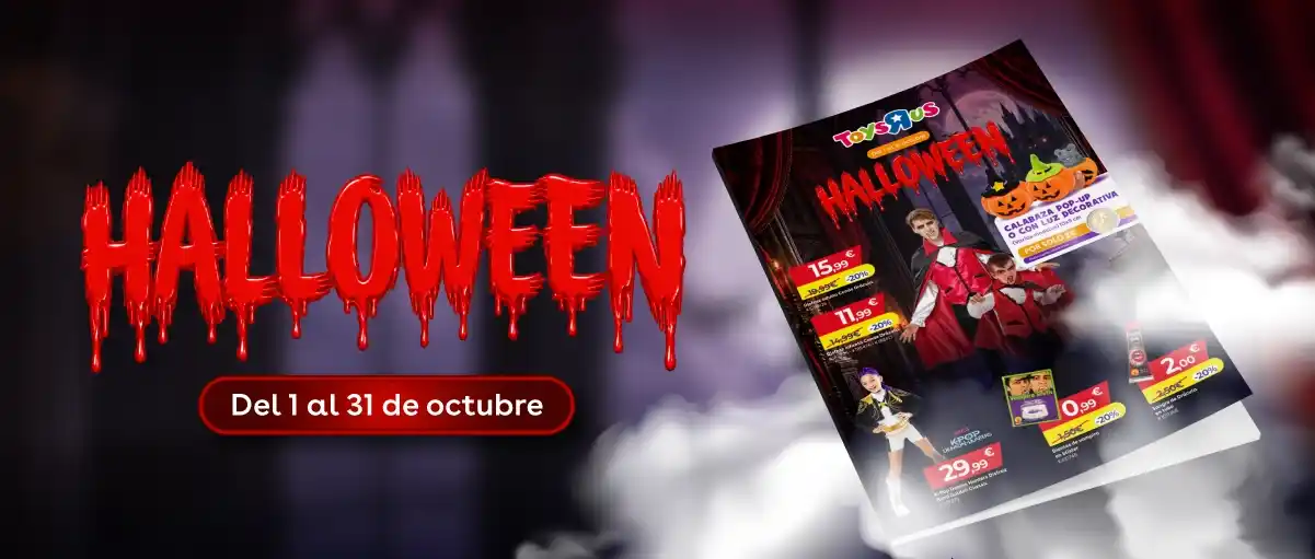 Folleto Halloween Toys R Us | Disfraces, accesorios y ofertas