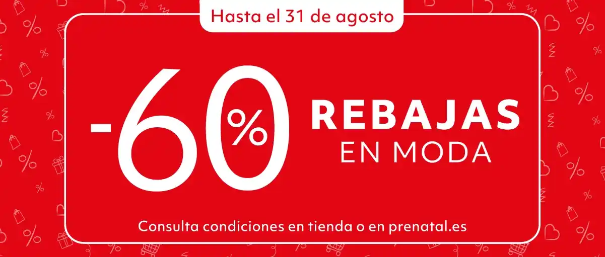 -60% en MODA | REBAJAS | Prénatal