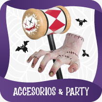 Accesorios de disfraces y artículos de decoración para Halloween