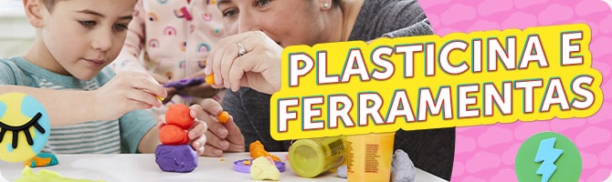 Plasticina e ferramentas Play-Doh