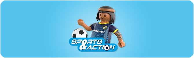 Playmobil - Campo de futebol - 71120, DESPORTOS E AÇÃO